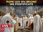 Image for Pope Leo inaugural mass: People gather in Rome