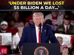 Image for 'Under Biden we lost $5 billion a day, now we’re making money'