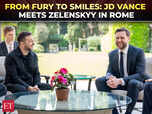 Image for Vance and Zelenskyy share smiles in Rome
